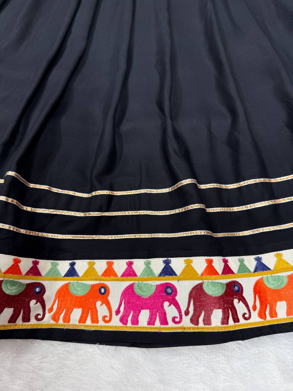 REAL MIRROR WORK NAVRATRI LEHENGA