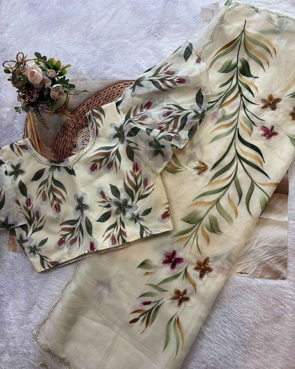 ORGANZA SAREE