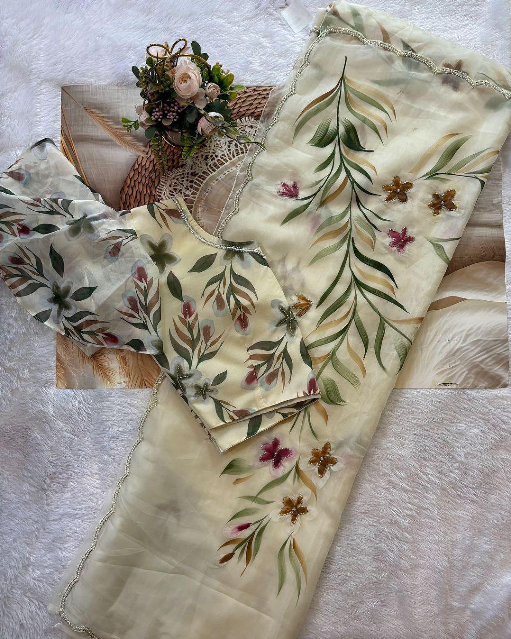 ORGANZA SAREE