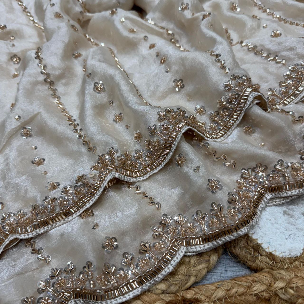FULL HANDWORK SAREE