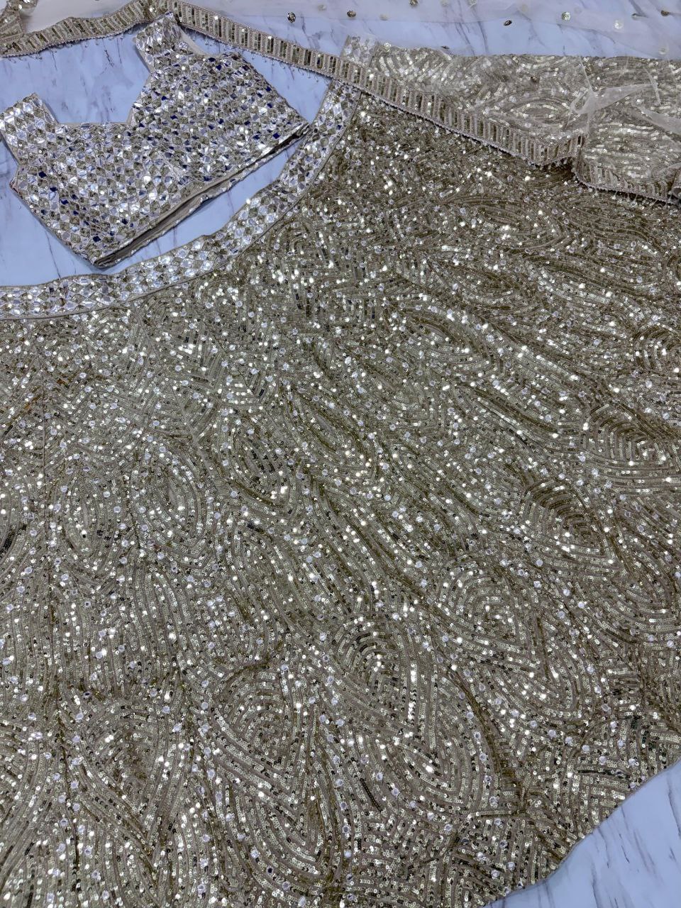 HEAVY SEQUINS LEHENGA