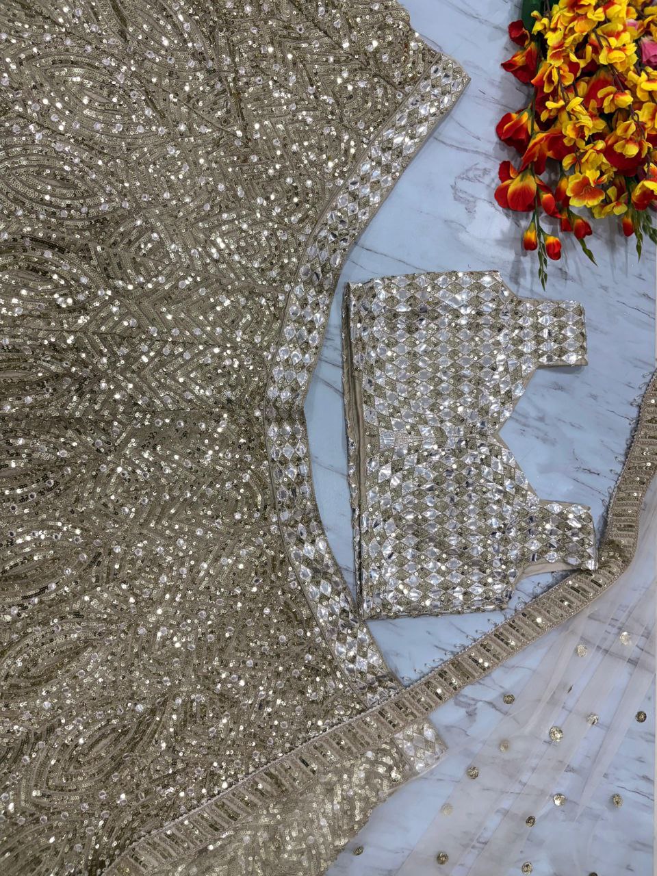 HEAVY SEQUINS LEHENGA