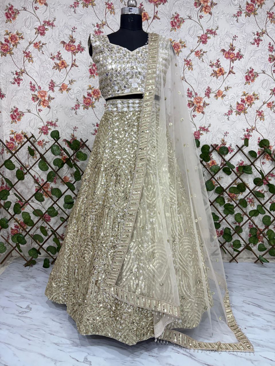 HEAVY SEQUINS LEHENGA