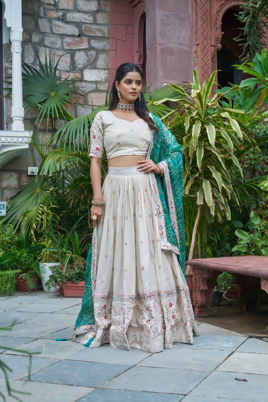 FESTIVAL LEHENGA CHOLI ( FULL STITCHED )