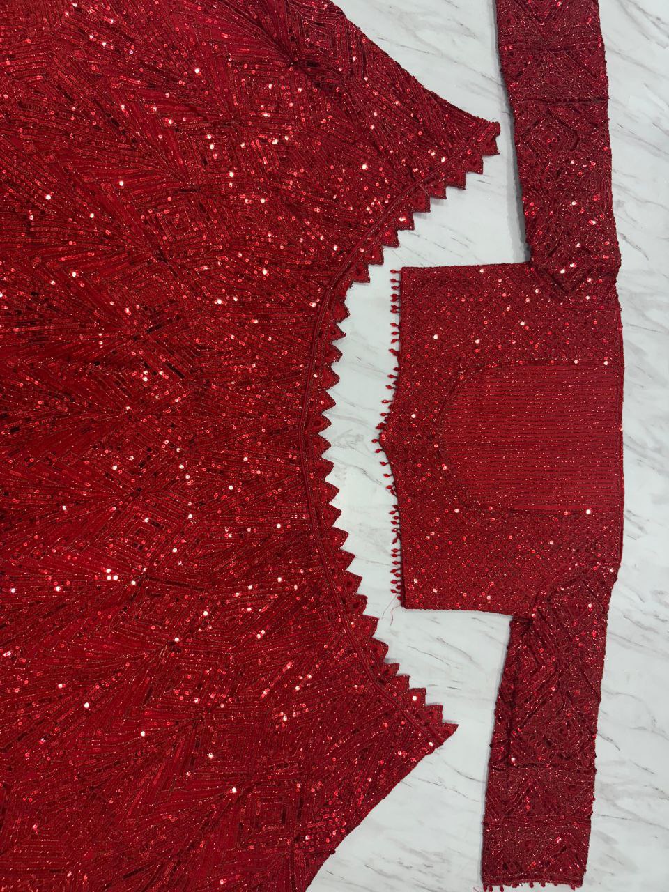RED LOVE LEHENGA