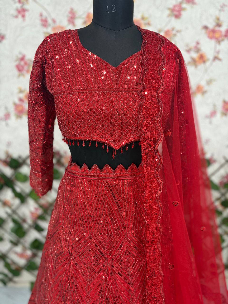 RED LOVE LEHENGA