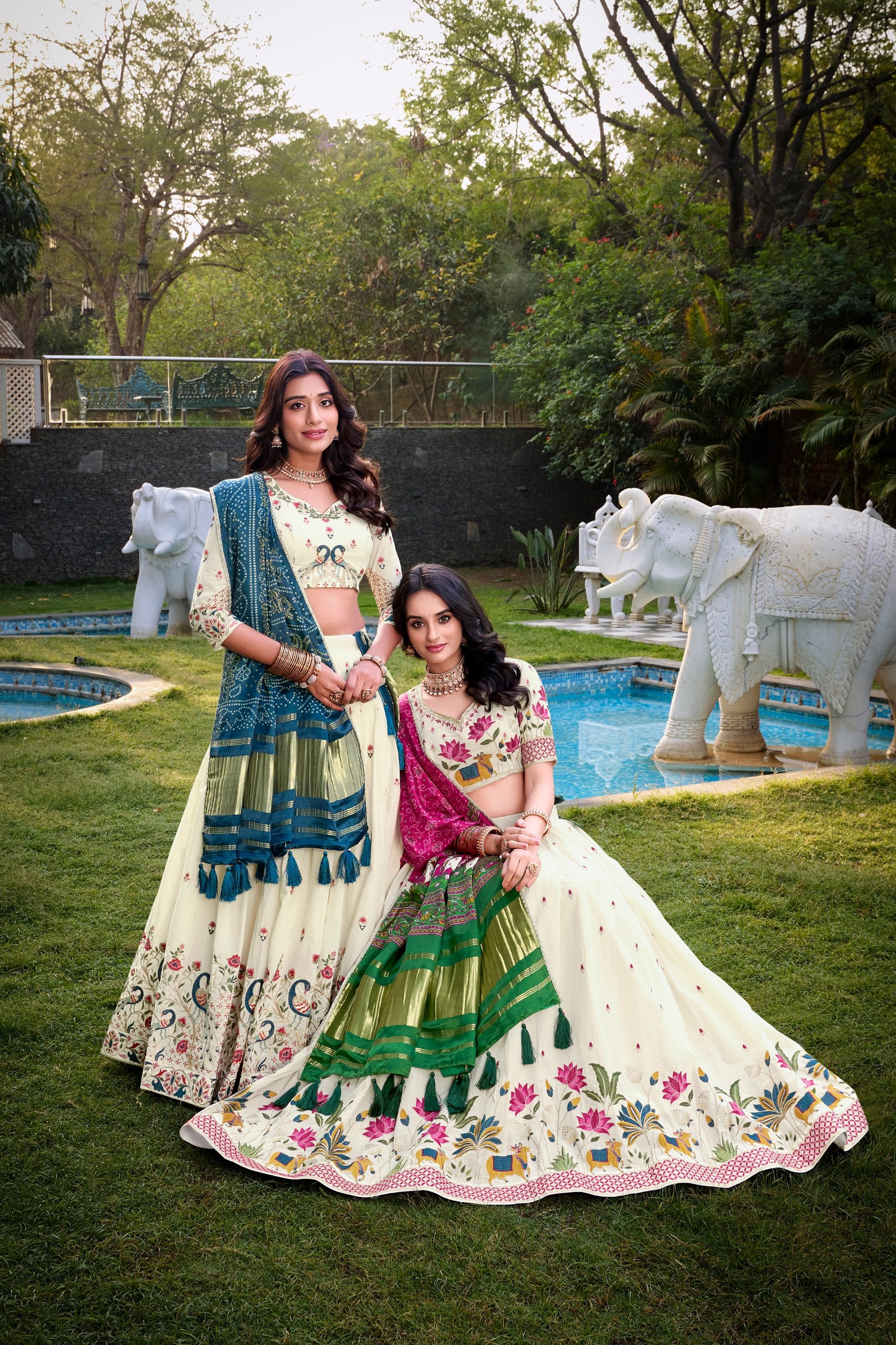 KHADI COTTON LEHENGA