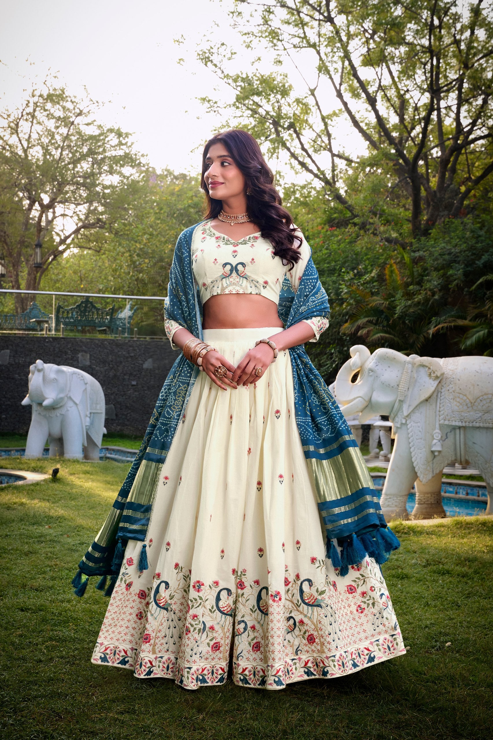 KHADI COTTON LEHENGA