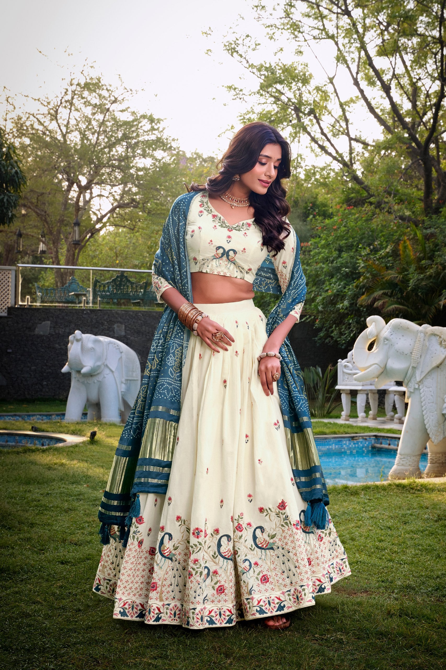 KHADI COTTON LEHENGA