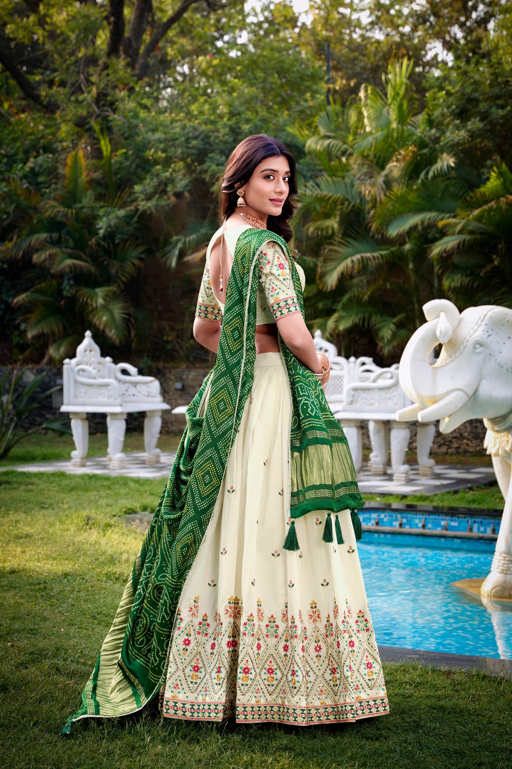 KHADI COTTON LEHENGA