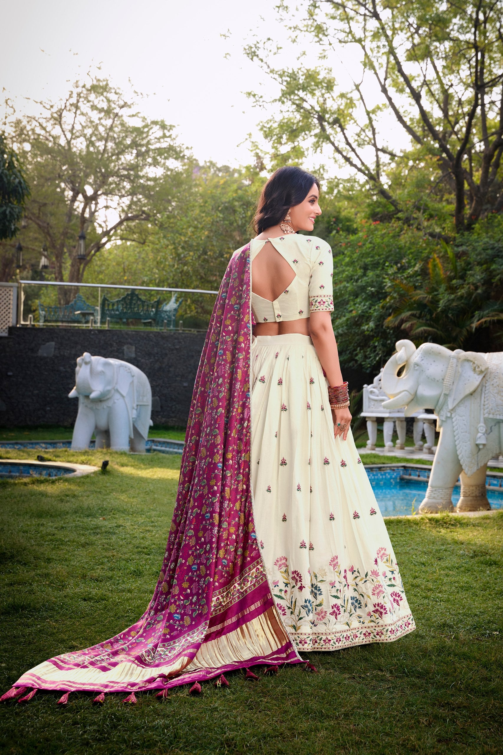 KHADI COTTON LEHENGA