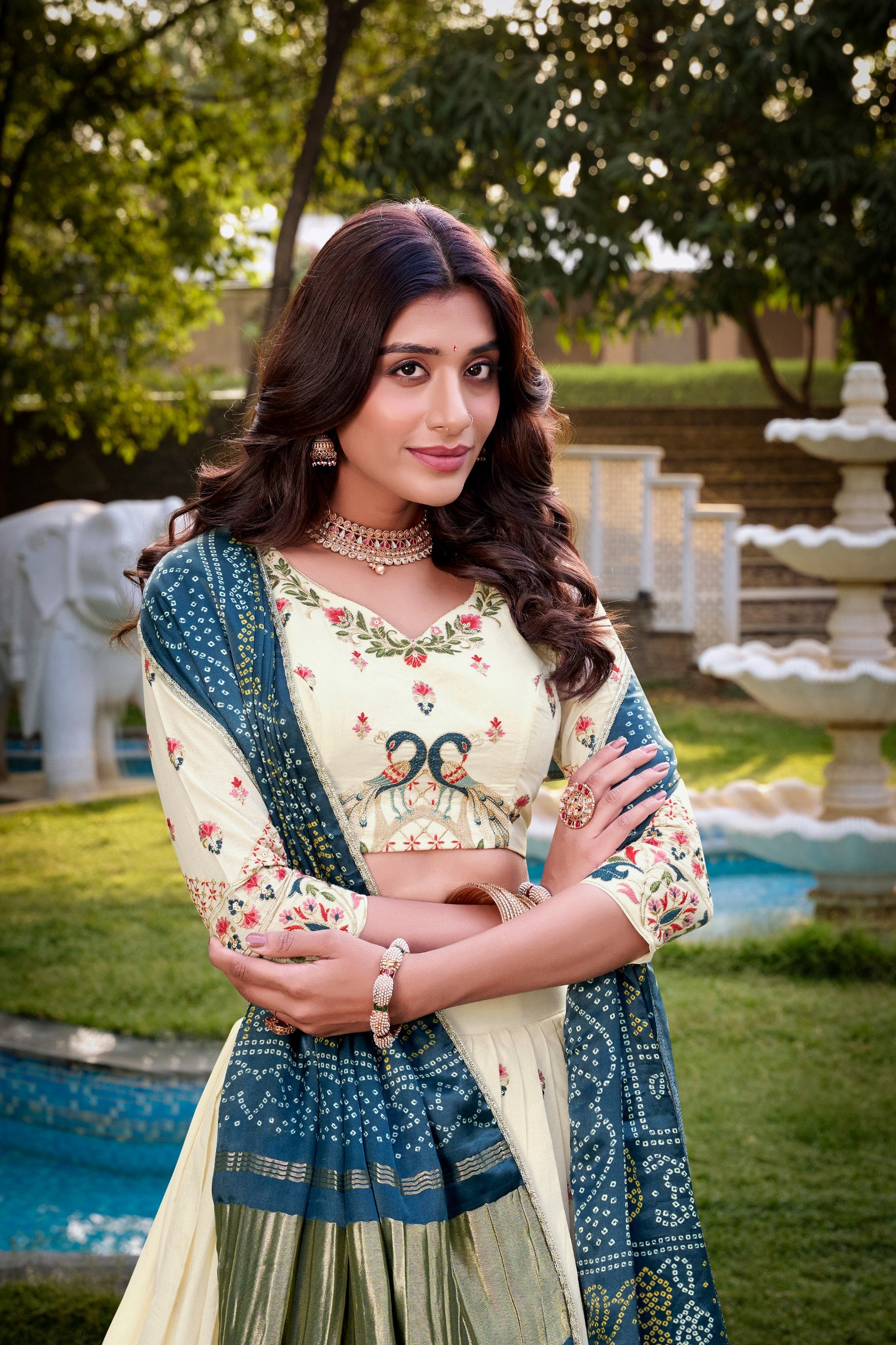 KHADI COTTON LEHENGA