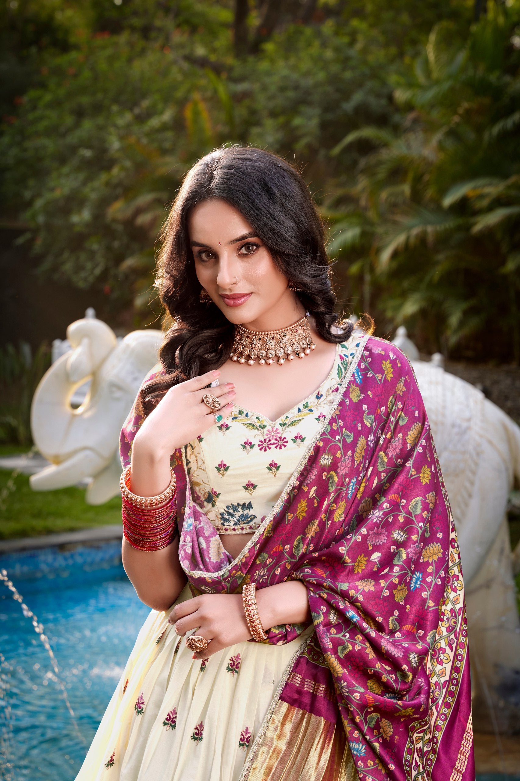 KHADI COTTON LEHENGA