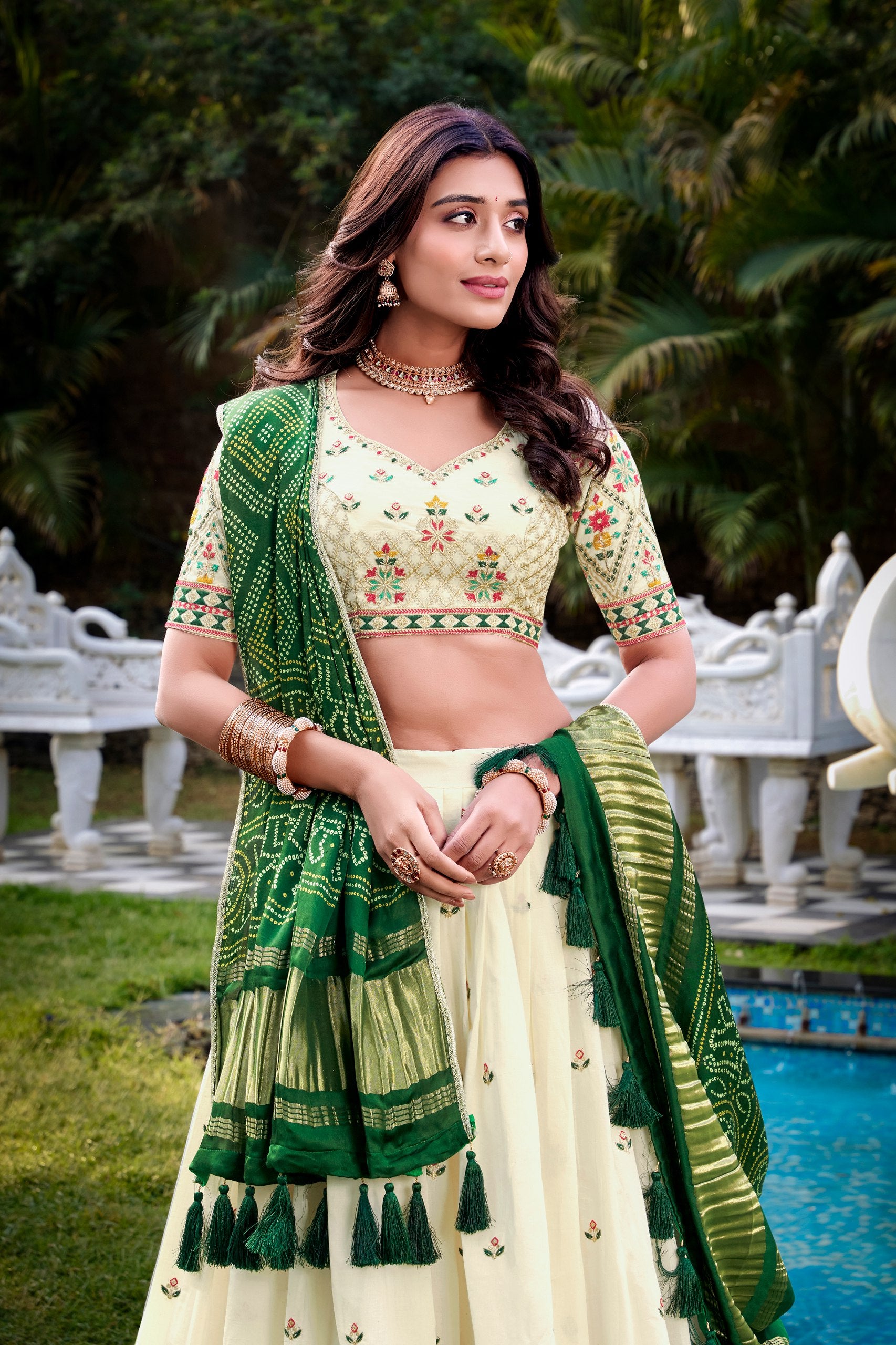 KHADI COTTON LEHENGA