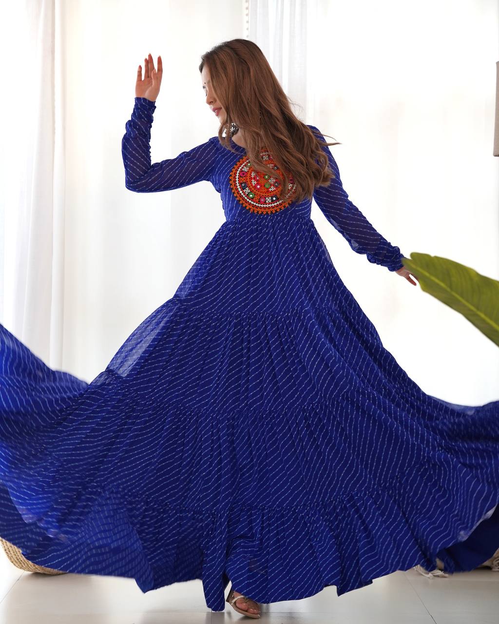 FULL FLAIRED NAVRATRI ANARKALI