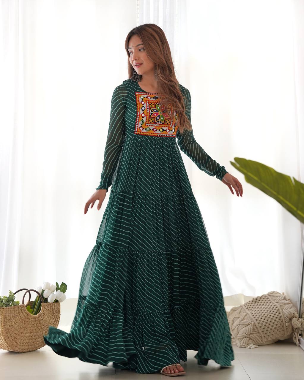 FULL FLAIRED NAVRATRI ANARKALI