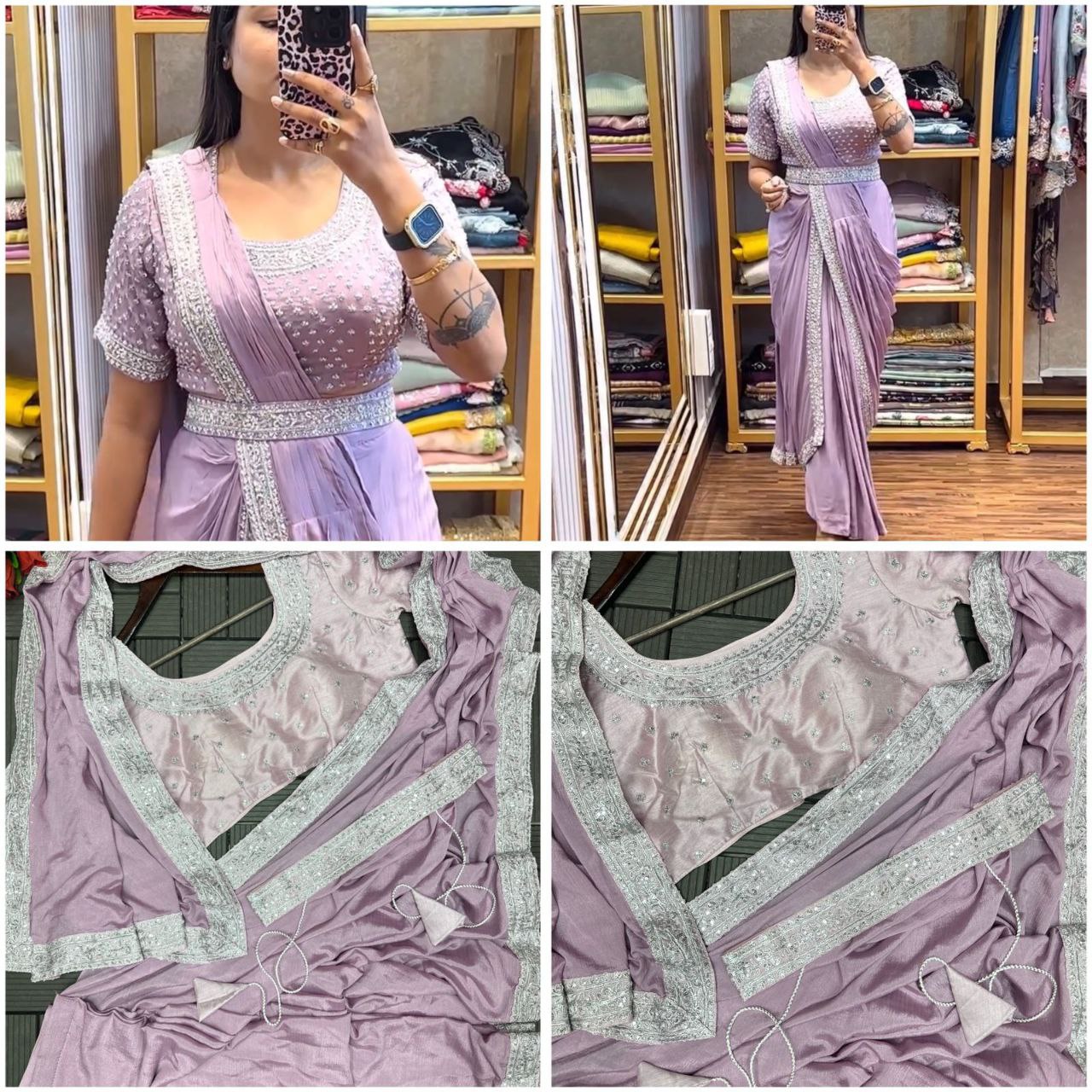 TRENDING PRE DRAPE SAREE