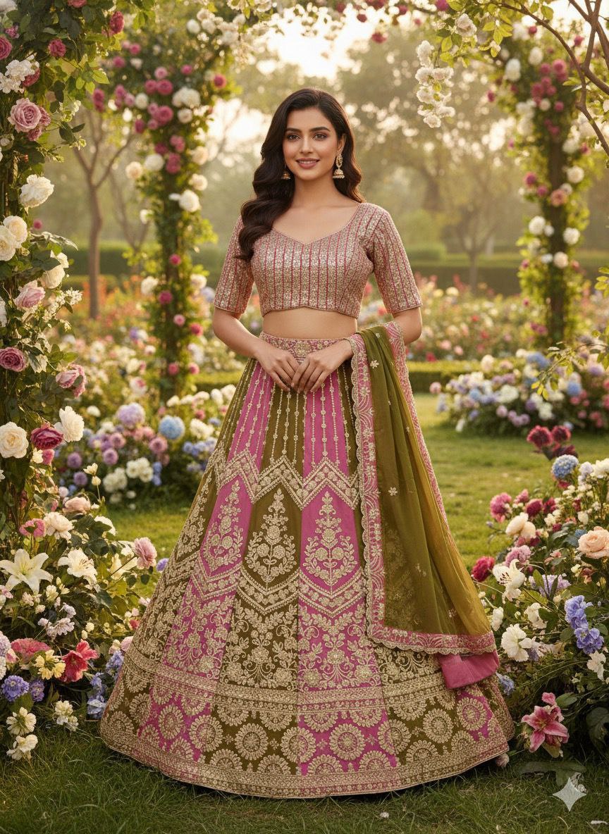 SPECIAL MEHENDI LEHENGA