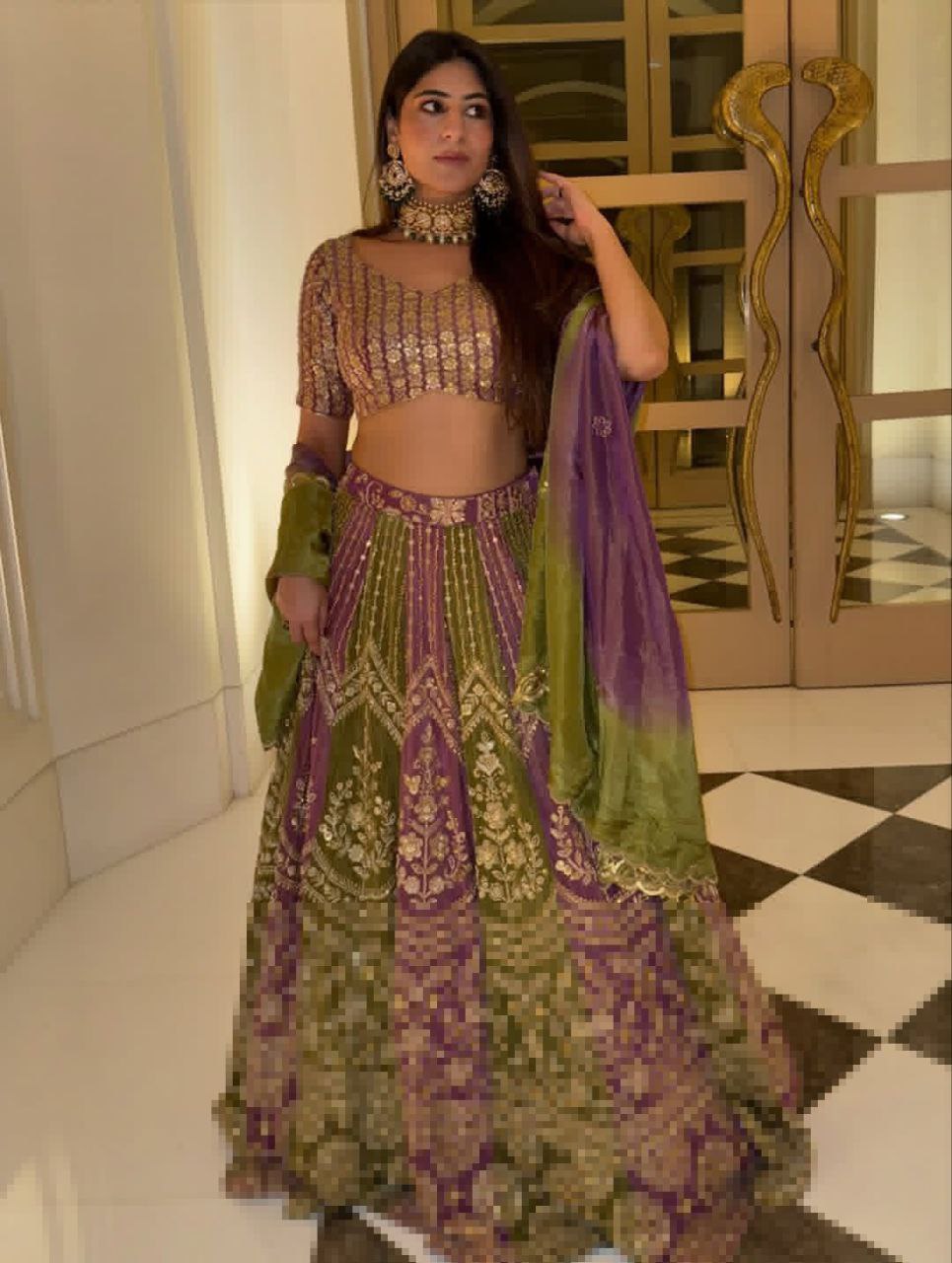 SPECIAL MEHENDI LEHENGA