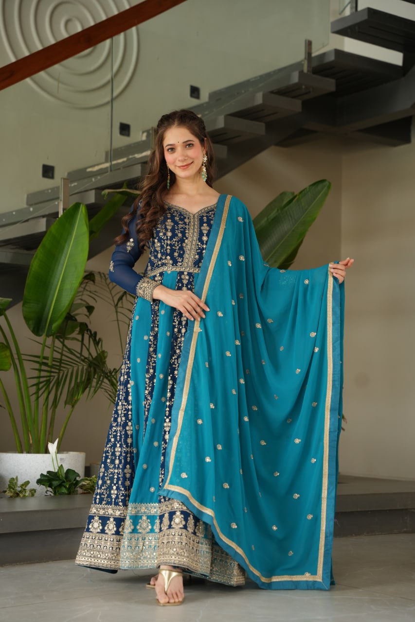 DESIGNER GOWN DUPATTA