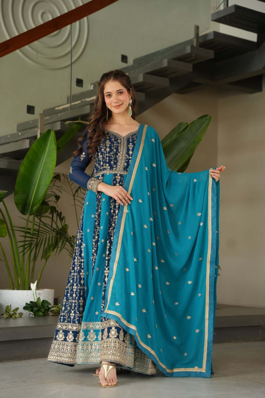DESIGNER GOWN DUPATTA