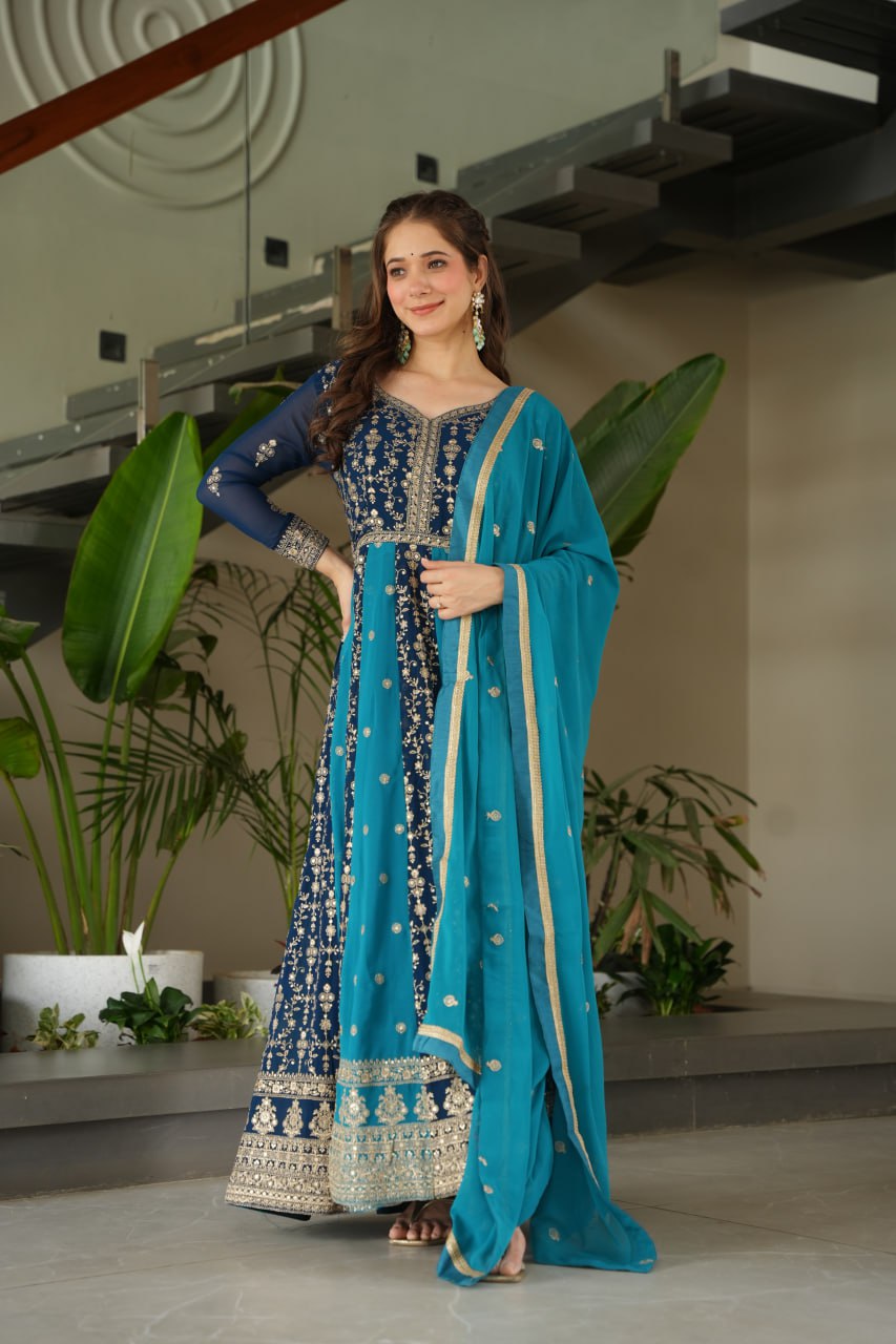 DESIGNER GOWN DUPATTA