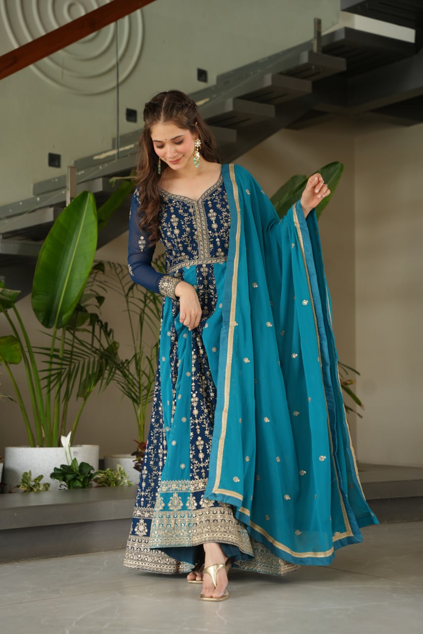 DESIGNER GOWN DUPATTA