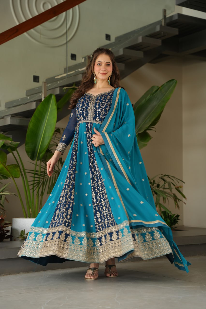 DESIGNER GOWN DUPATTA