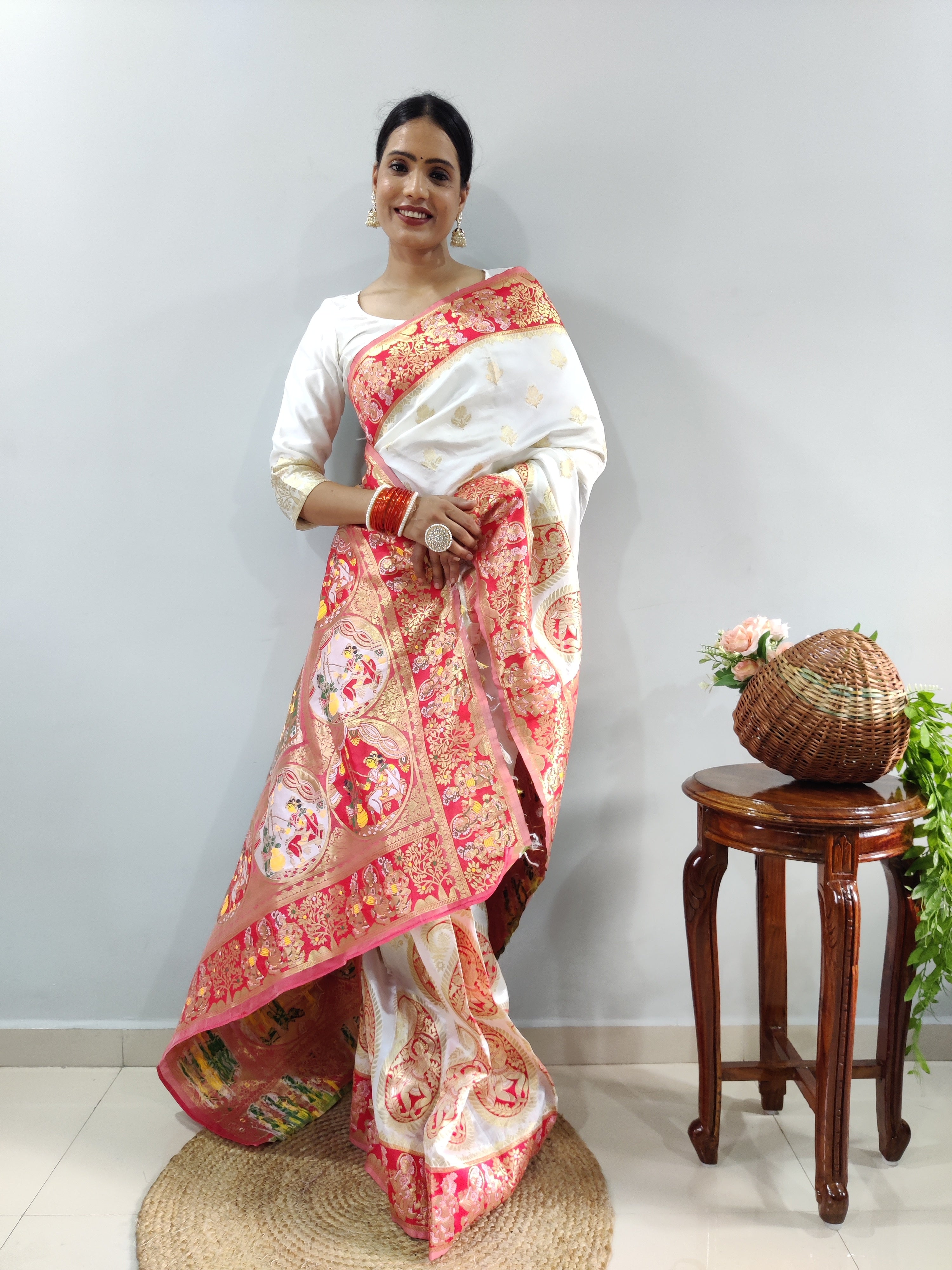 Durga Pooja Special Ready To Wear Saree