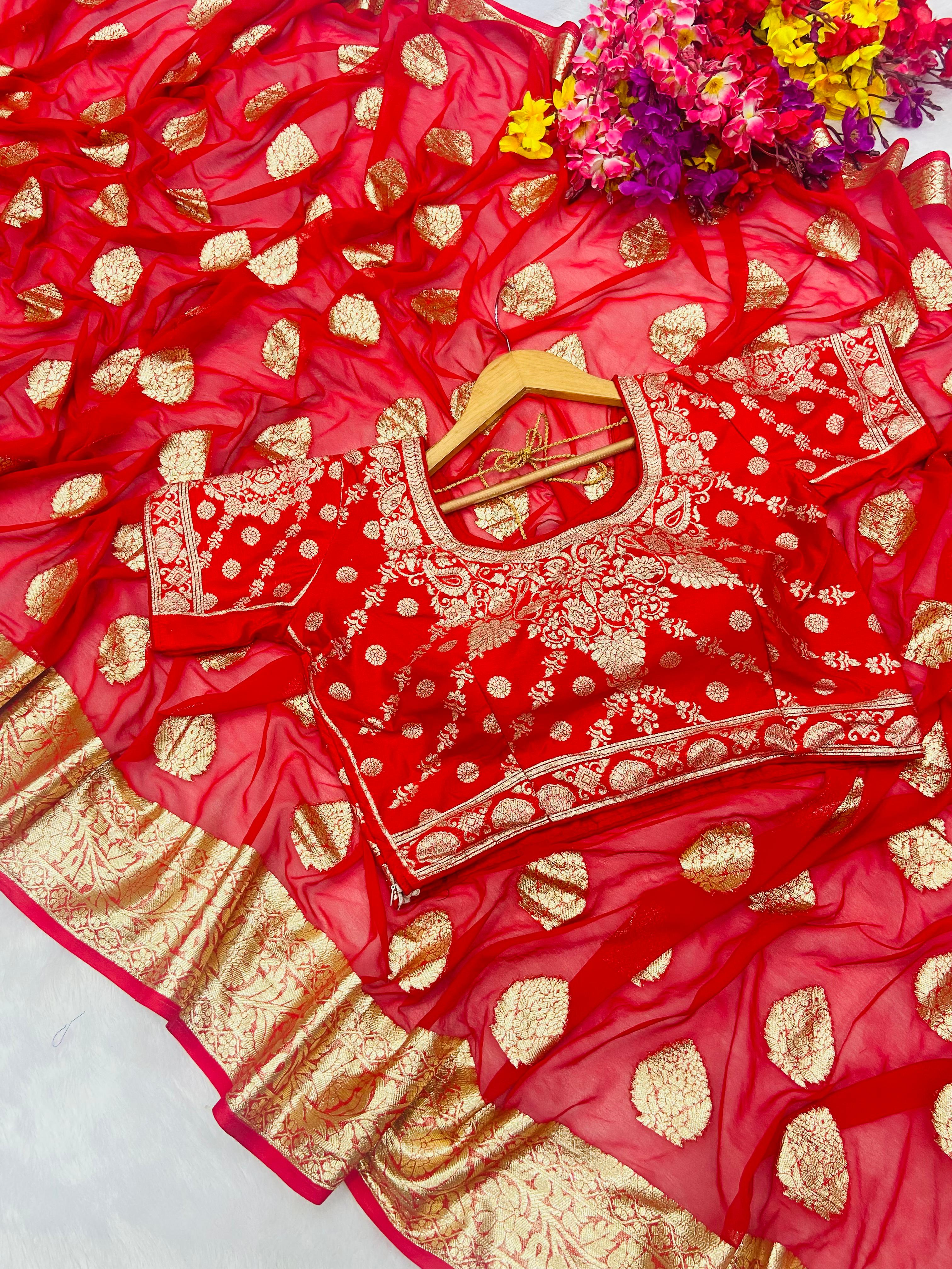 Karwachauth Special Saree ❤️❤️