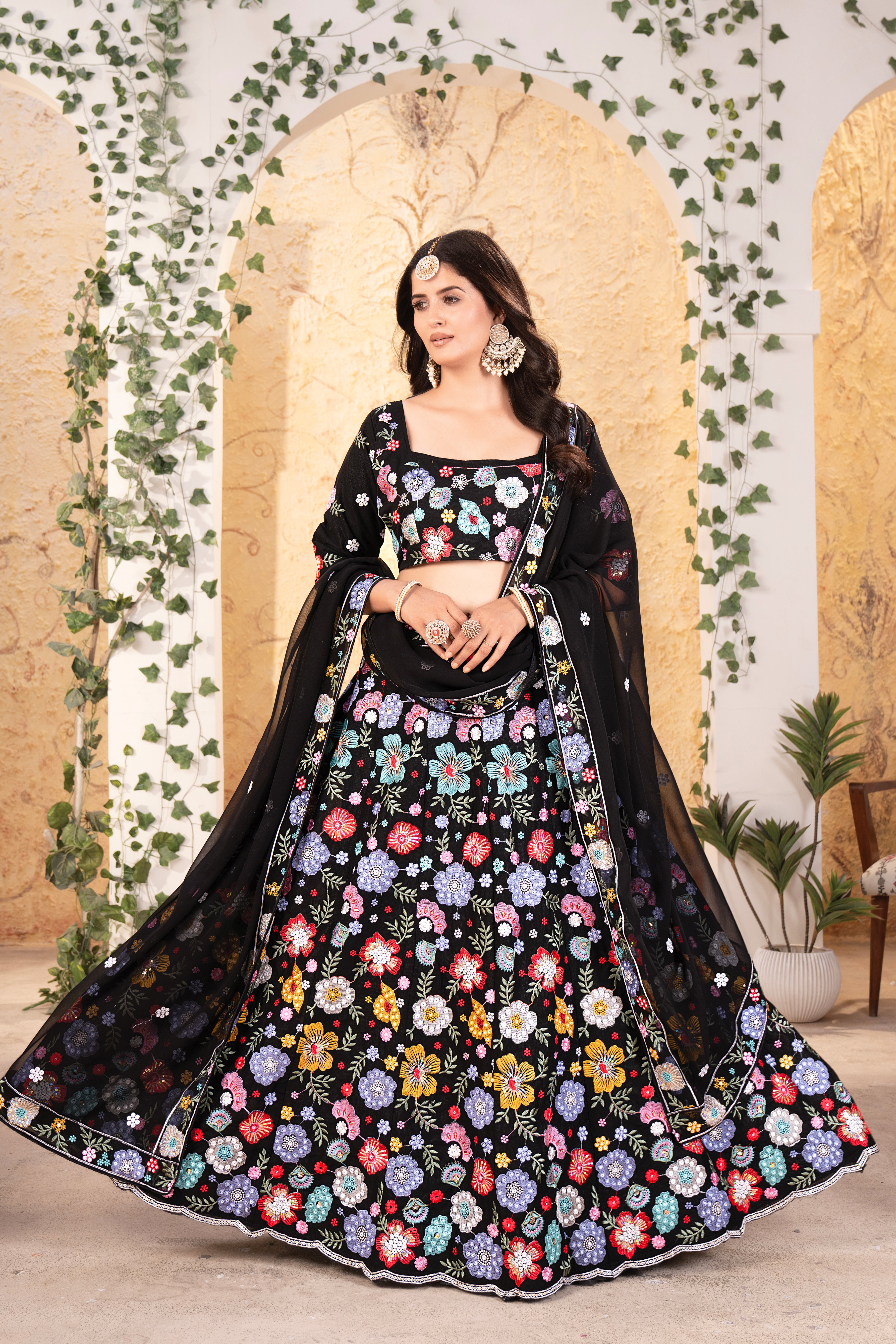 Black Beauty Lehenga