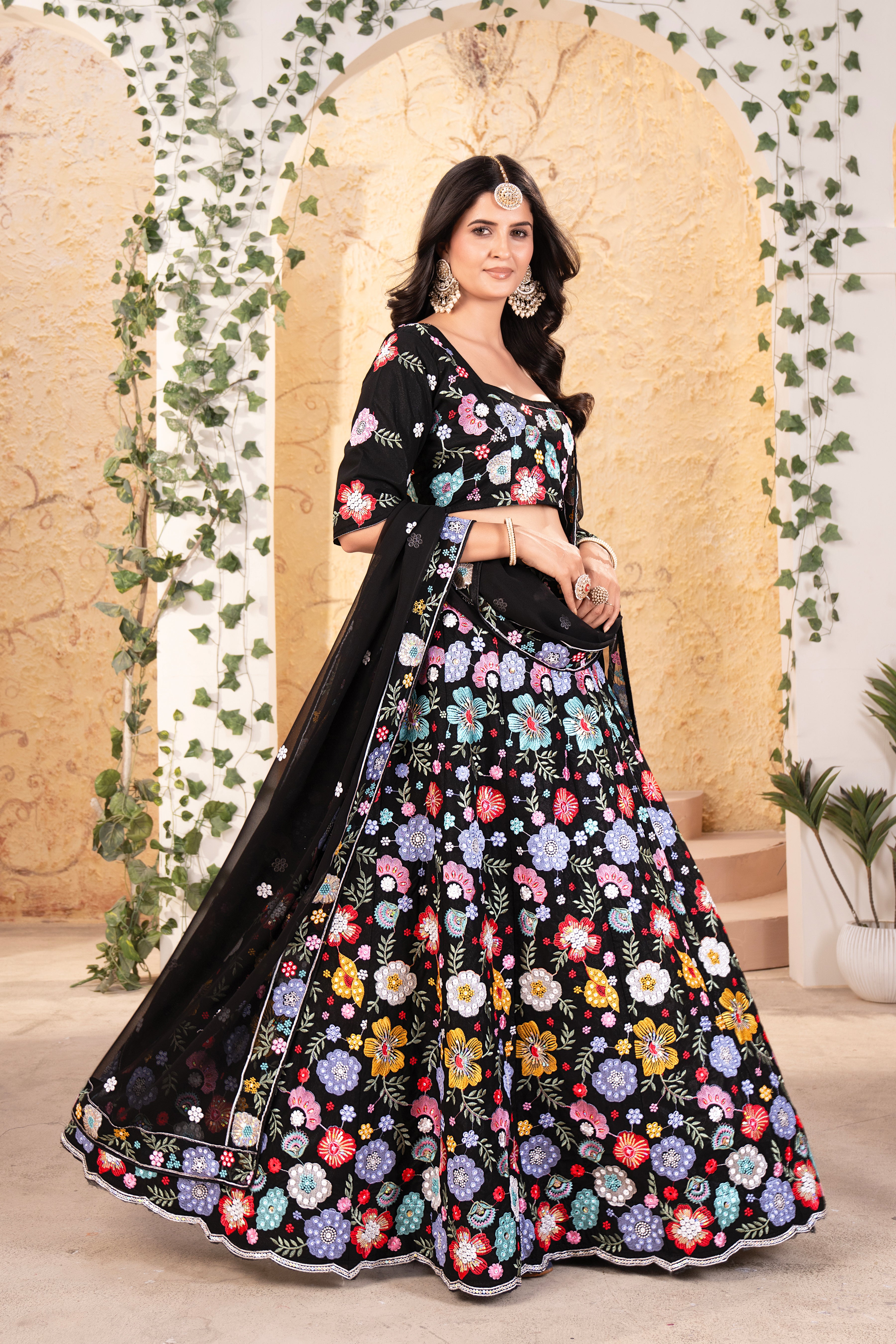 Black Beauty Lehenga