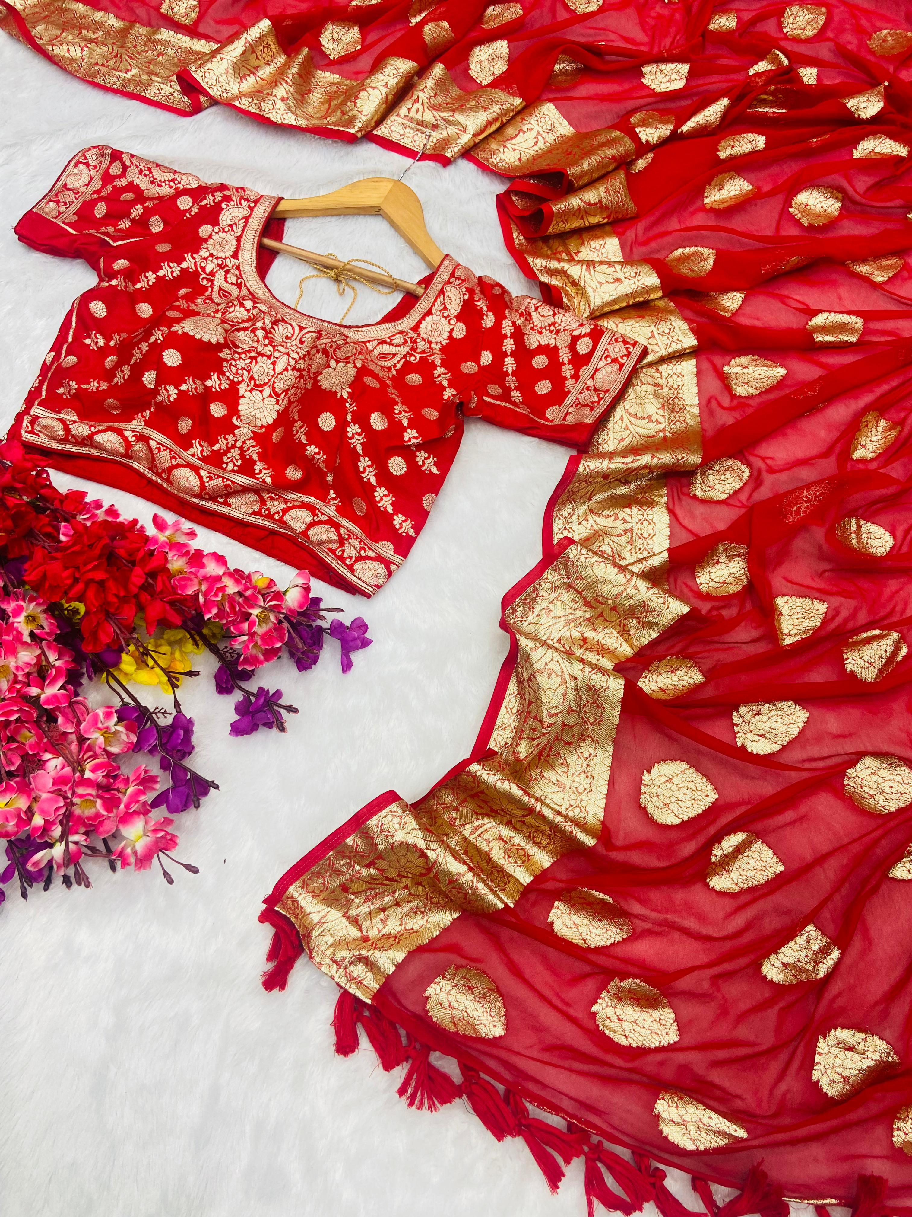 Karwachauth Special Saree ❤️❤️