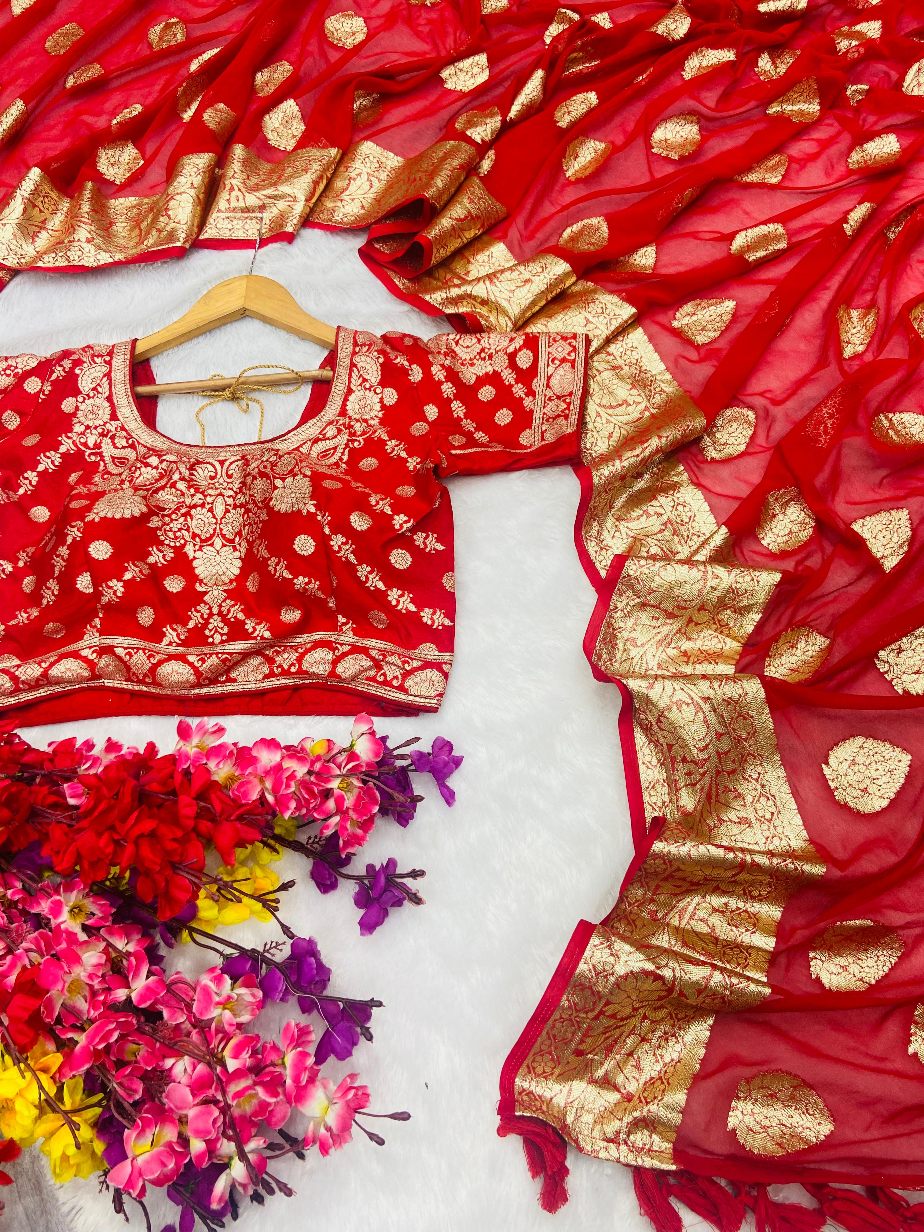 Karwachauth Special Saree ❤️❤️