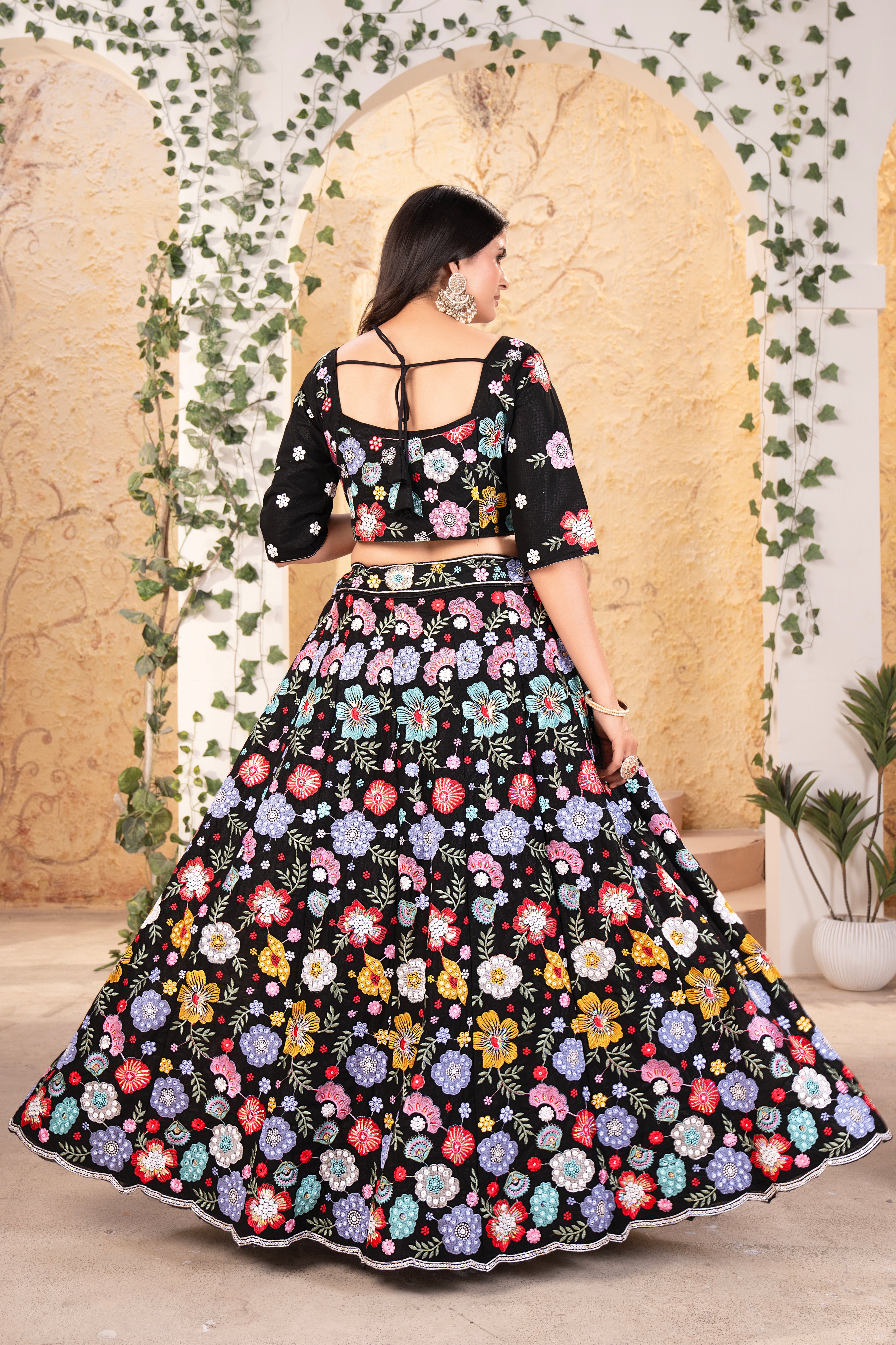 Black Beauty Lehenga
