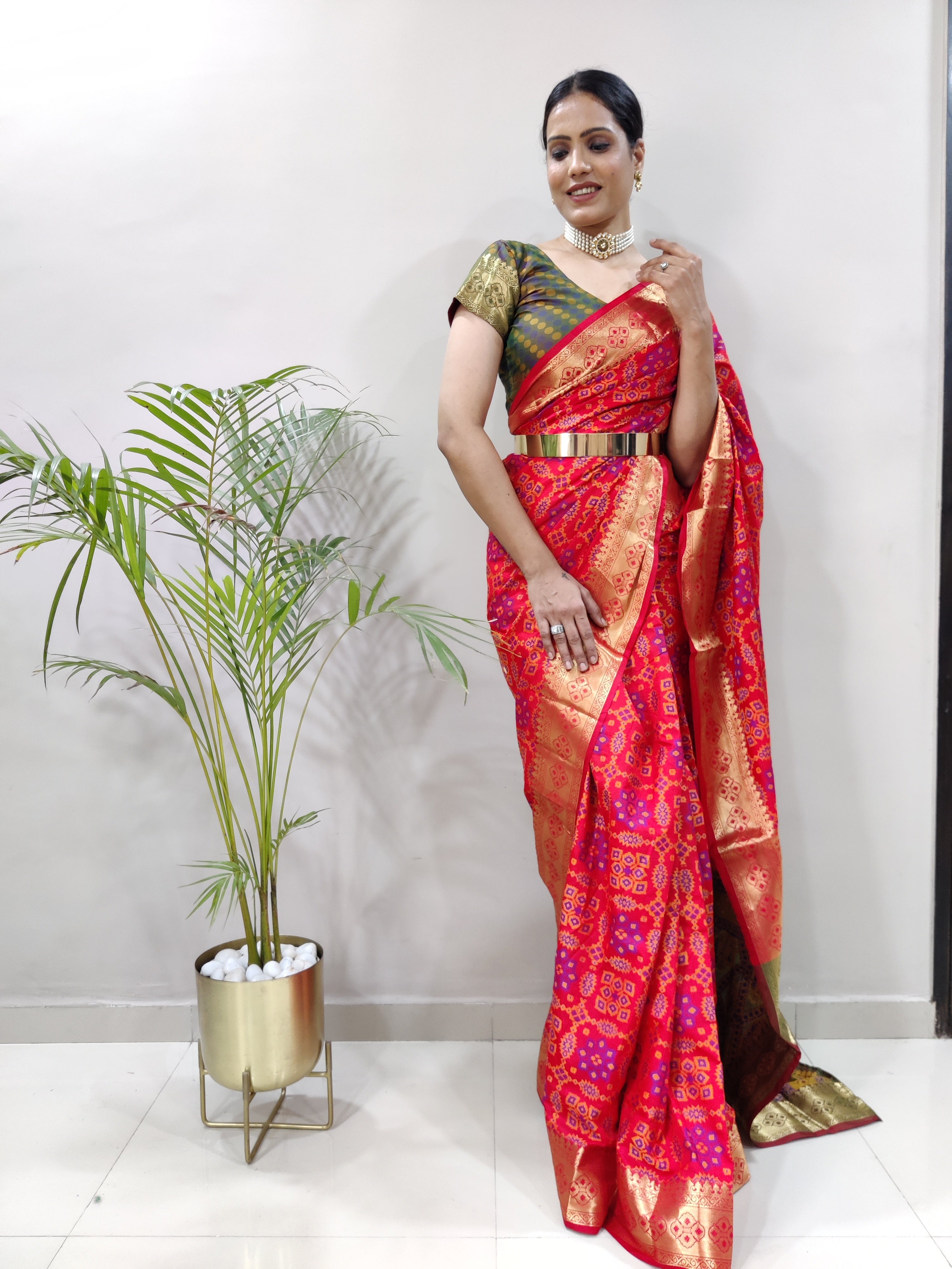 Banarasi Silk Ready To Wear Saree